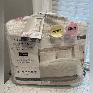 Restore Home King Duvet Set